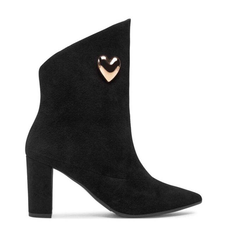 Дамски боти -  47990 - Естествена кожа - Черни Baldowski