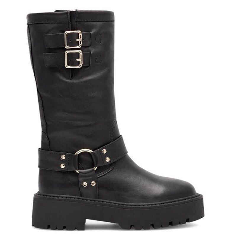 Дамски боти -  590559 - Естествена кожа - Черни - BADURA