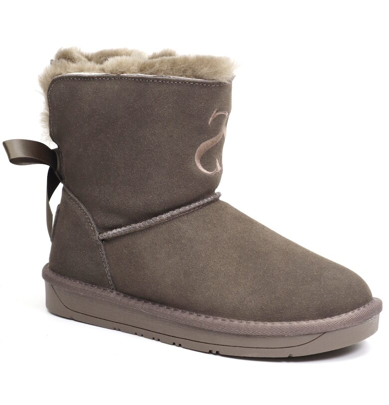 Дамски боти Bow SCW328025 сив велур Soprani Couture