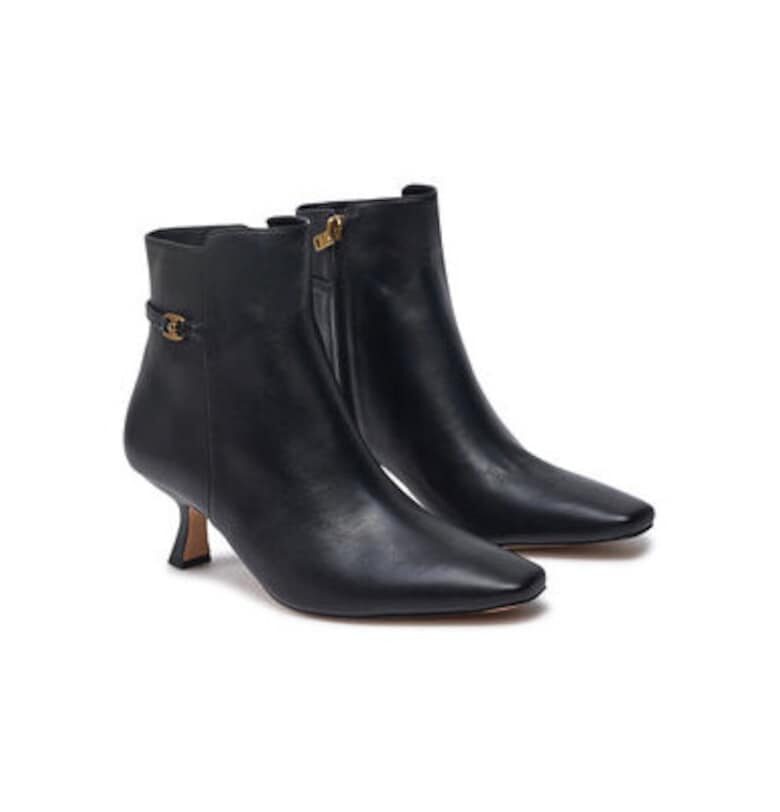 Дамски боти  CU234 - Естествена кожа - Черен - Черен Coach