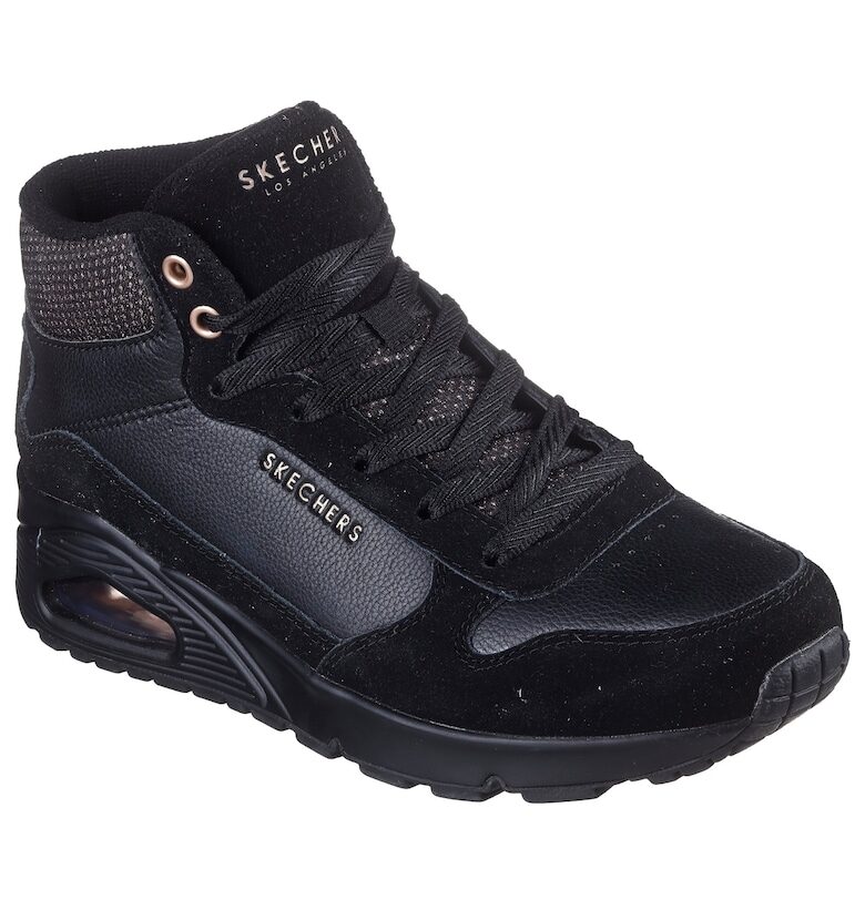 Дамски боти UNO STACRE SHINE 177181 - Черен Skechers