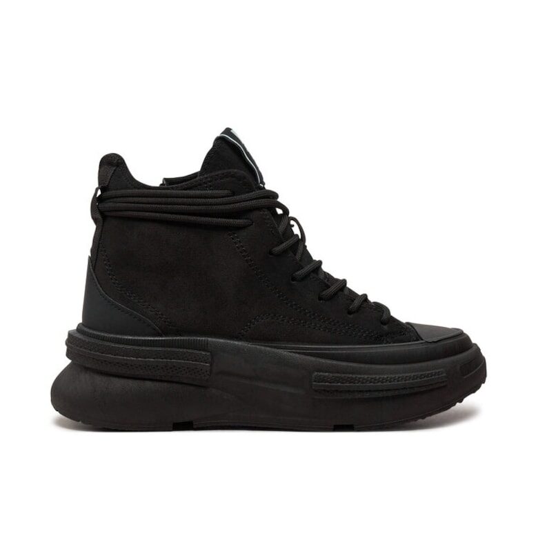 Дамски боти -  Еко кожа - Черни - Черен Refresh