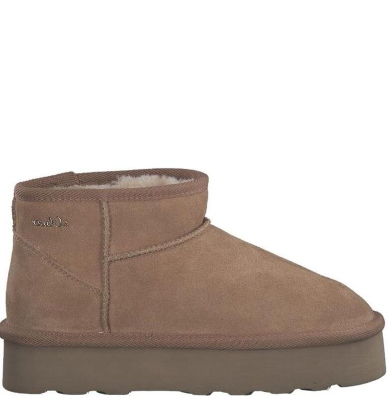 Дамски боти -  Естествена кожа - Кафяви - Кафяв sOliver