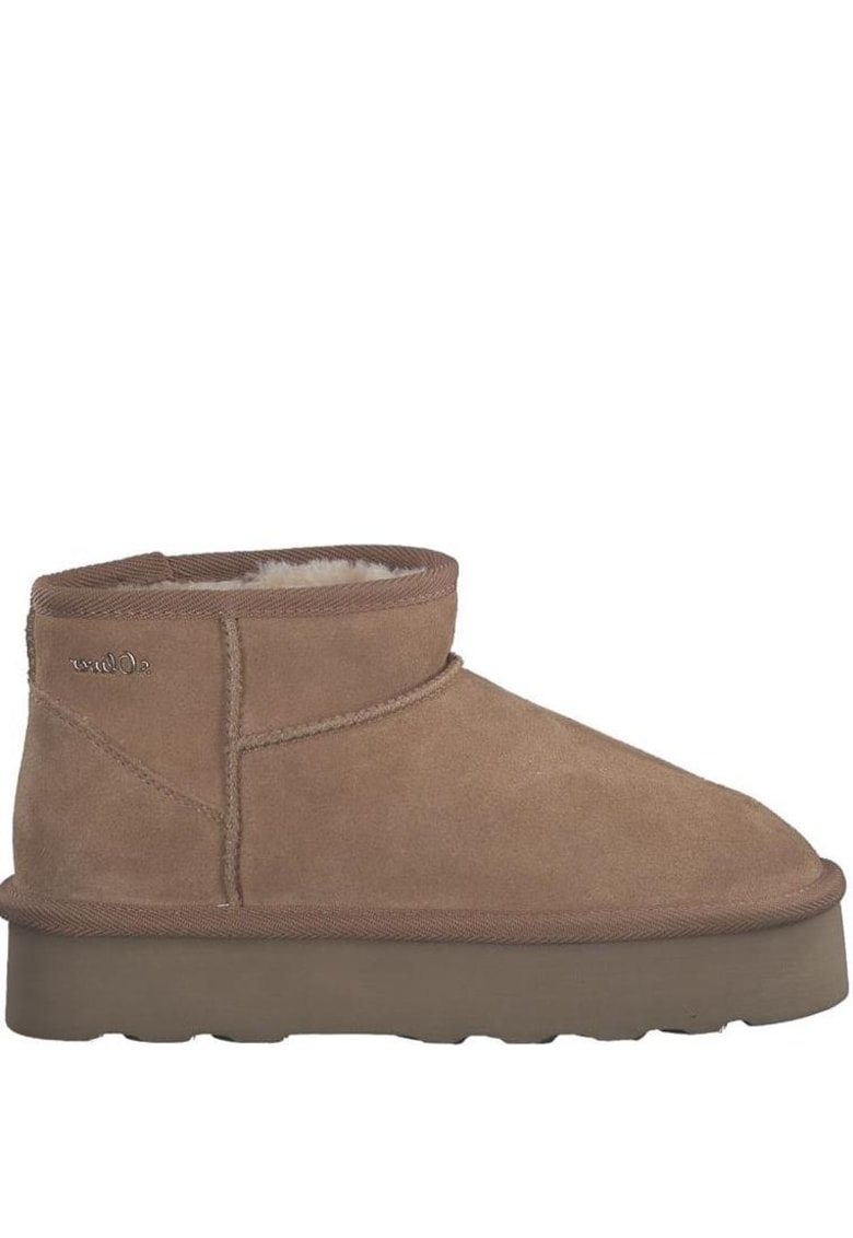 Дамски боти - Естествена кожа - Кафяви - Кафяв sOliver