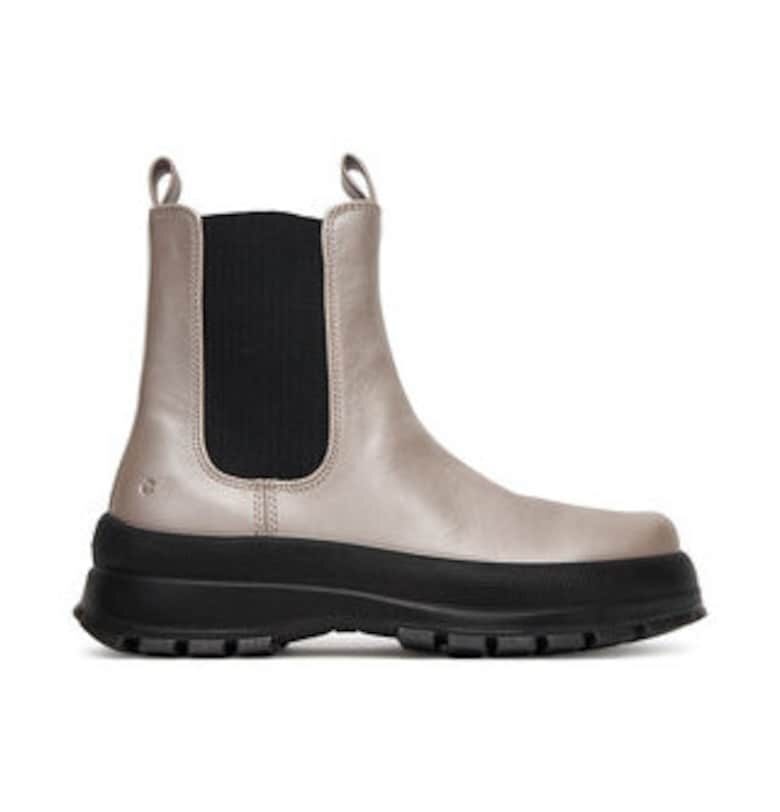 Дамски боти до глезена -  305537683 - естествена кожа - златист Ecco