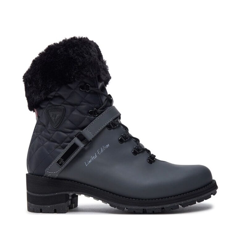 Дамски боти до глезена -  33611 - Естествена кожа - Черен Rossignol