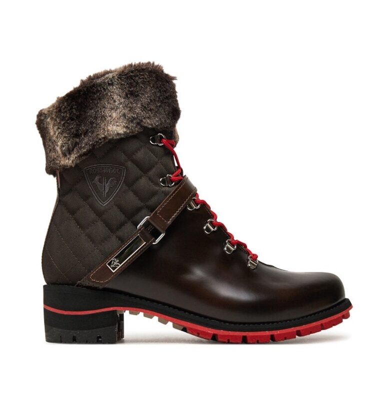 Дамски боти до глезена -  36544 - Естествена кожа - Кафяв Rossignol