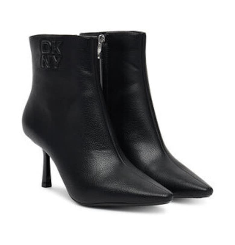 Дамски боти -  еко кожа - черен - Черен DKNY