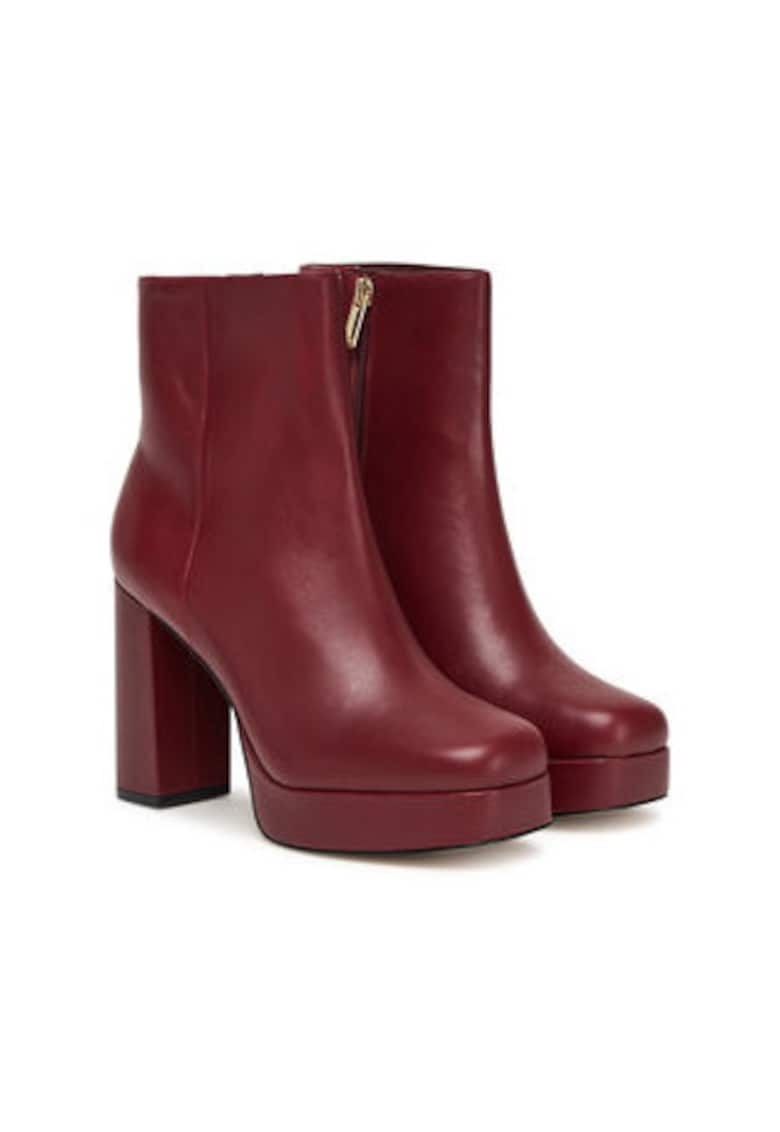 Дамски боти - естествена кожа - червен Aldo