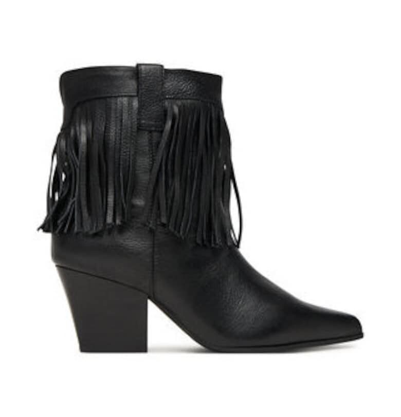 Дамски боти -  естествена кожа - черен Aldo