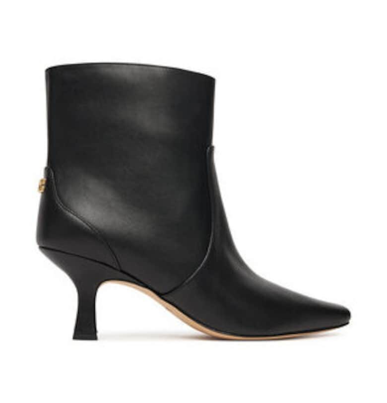 Дамски боти -  естествена кожа - черен Coach