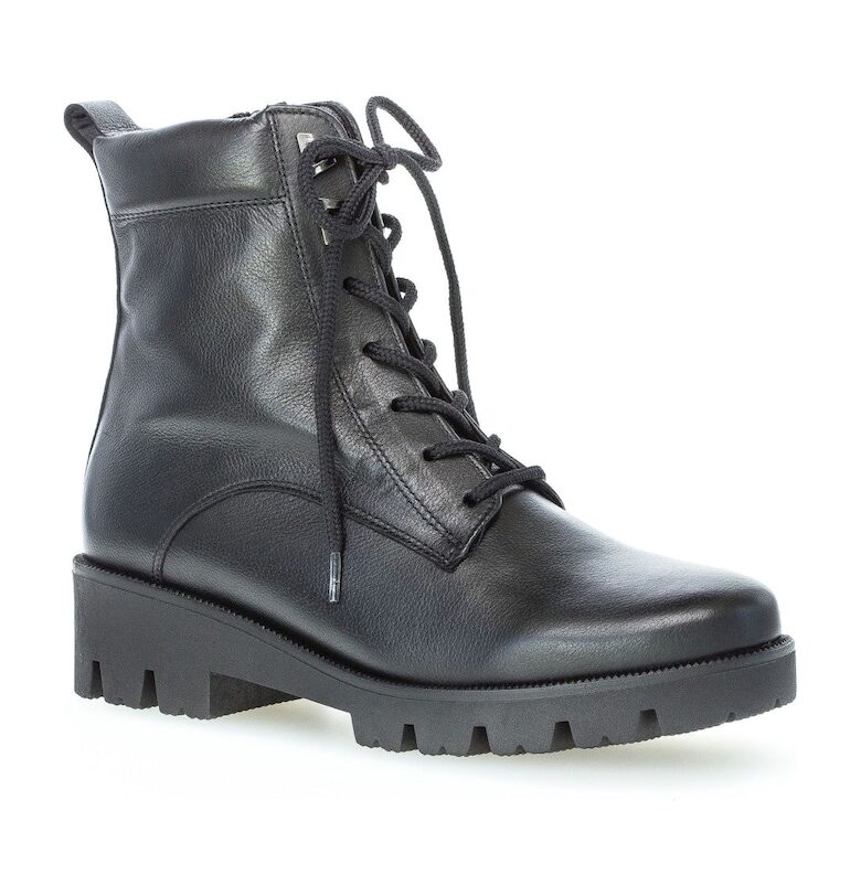 Дамски боти  естествена кожа черни Gabor