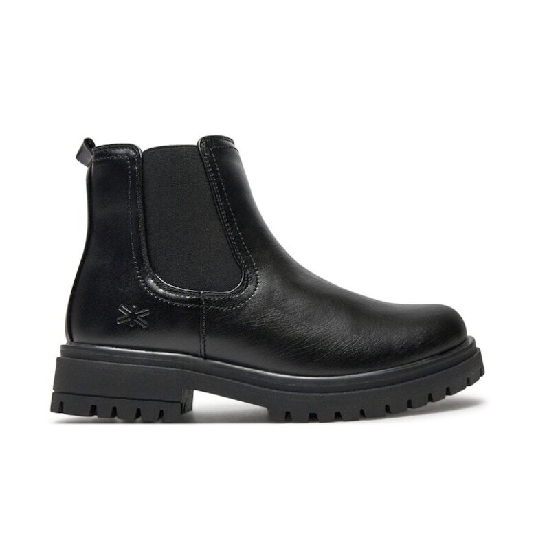 Дамски боти - мюка - 15025 - Синтетика - Черни mjuka