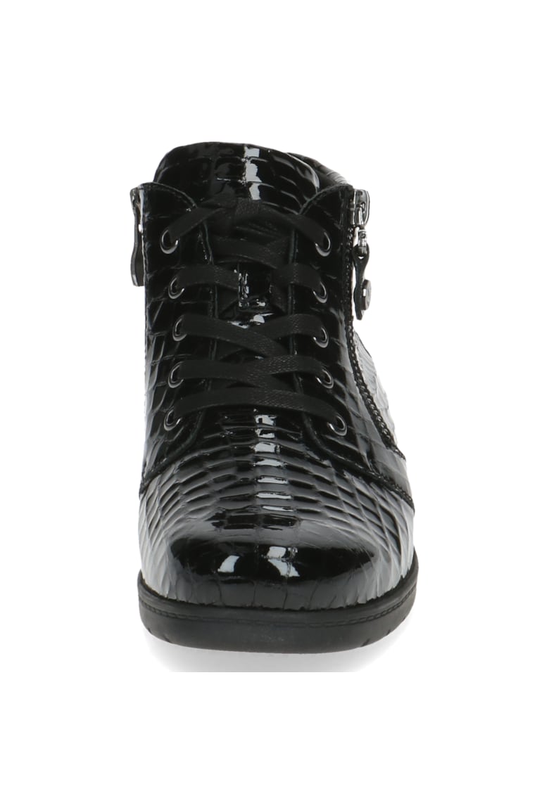 Дамски боти от естествена кожа Черни - Черен Caprice