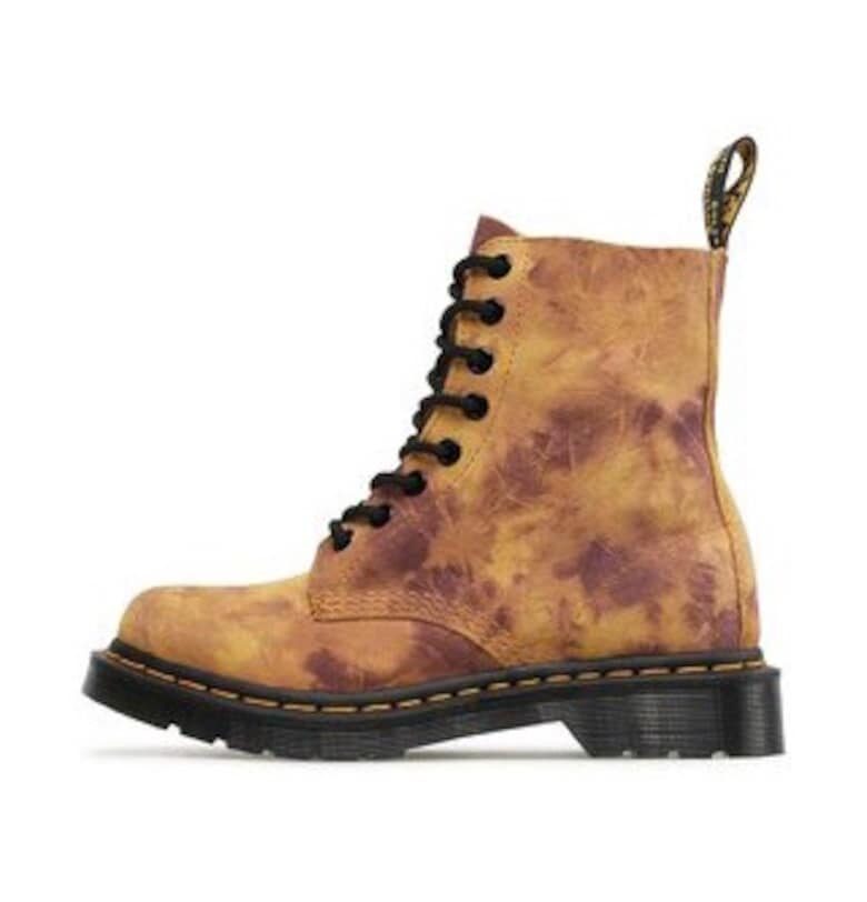 Дамски ботуши  1460 Pascal - естествена кожа - жълти Dr Martens