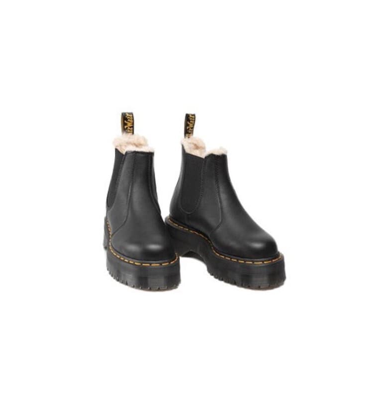 Дамски ботуши  209101867 - Естествена кожа - Черни - Черен Dr Martens