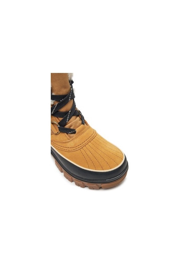 Дамски ботуши 304096877 - Естествена кожа - Кафяв - Кафяв Sorel