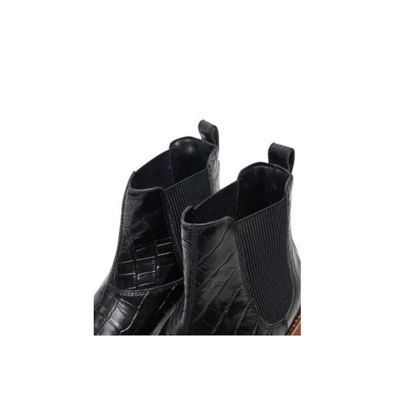 Дамски ботуши  304163234 - Естествена кожа - Черни - Черен Clarks