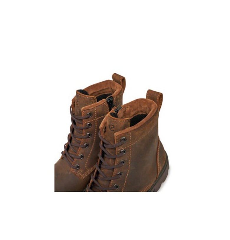 Дамски ботуши  304340918 - Естествена кожа - Кафяв - Кафяв Ecco