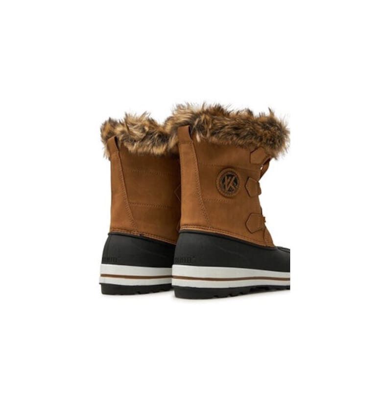 Дамски ботуши  304342523 - Екокожа - Кафяв - Кафяв Kimberfeel