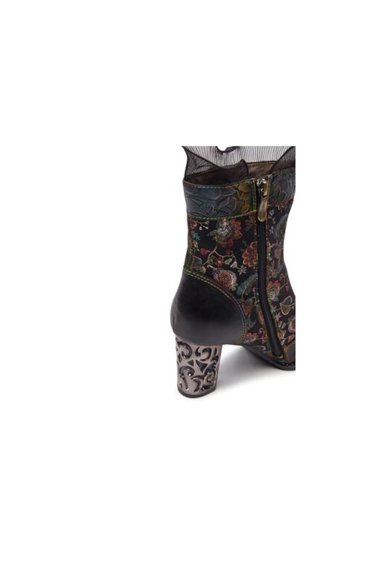 Дамски ботуши 304356384 - Естествена кожа - Черни - Черен Laura Vita