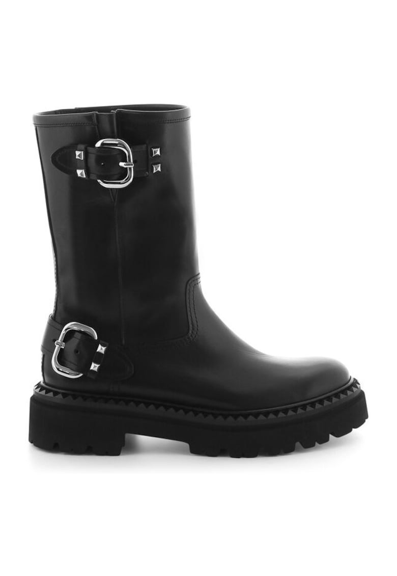 Дамски ботуши 304375125 - Естествена кожа - Черни - Черен Kennel Schmenger