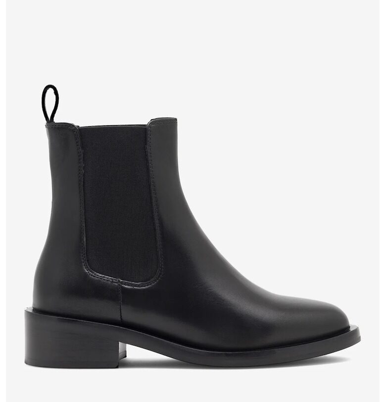 Дамски ботуши  5905588048510 - Естествена кожа - Черни Gino Rossi