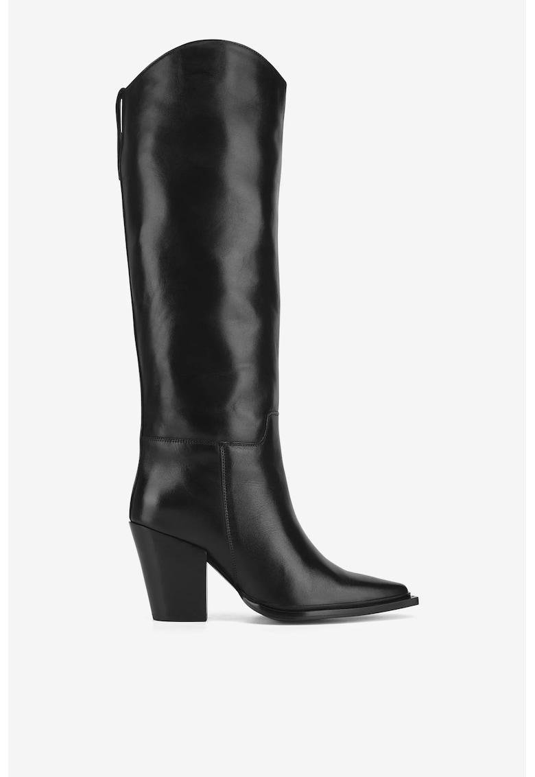 Дамски ботуши 5905588853473 - Естествена кожа - Черни Gino Rossi