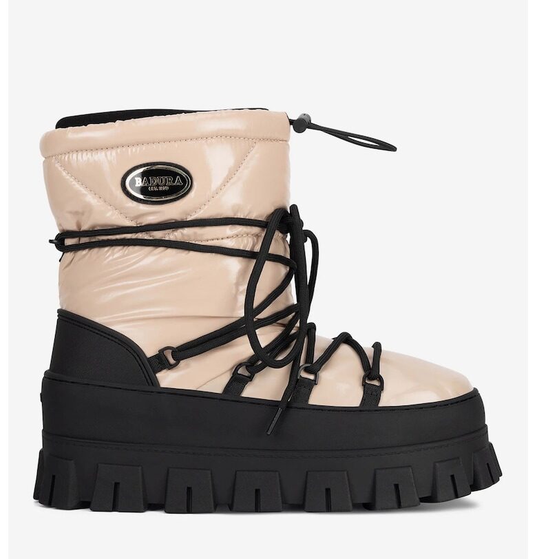 Дамски ботуши  5905588984788 - Текстил - Бежов BADURA