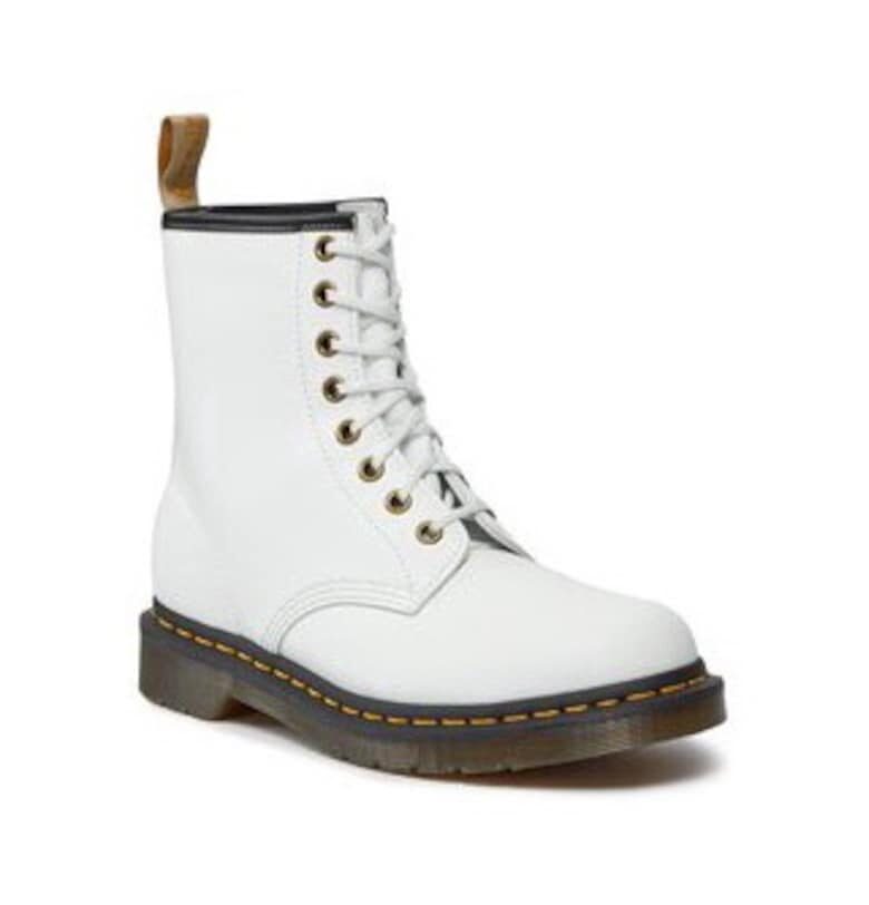 Дамски ботуши Martens - бели Dr Martens