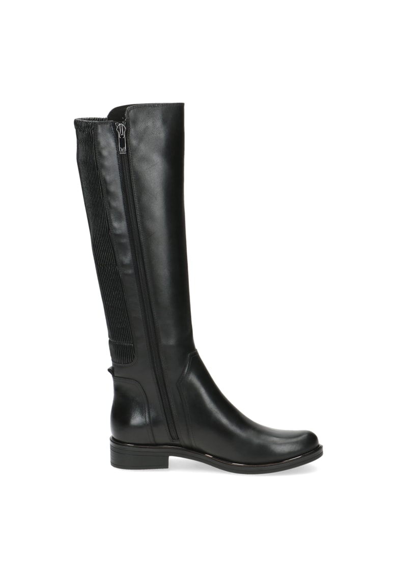 Дамски ботуши от естествена кожа Черни - Черен Caprice