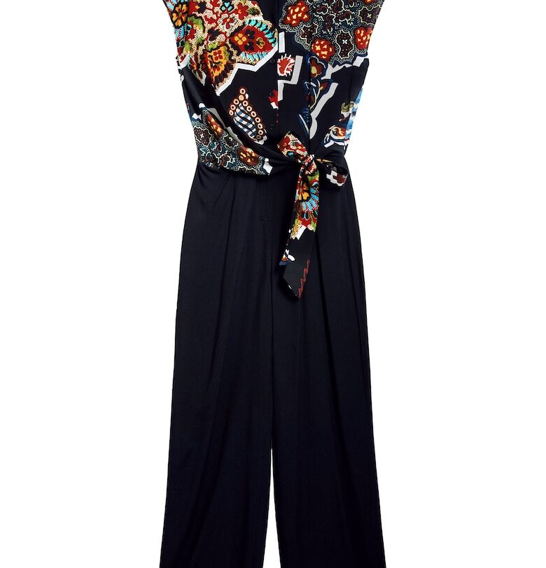 Дамски гащеризон  25SWPW20 - Вискоза - Черен - Черен DESIGUAL