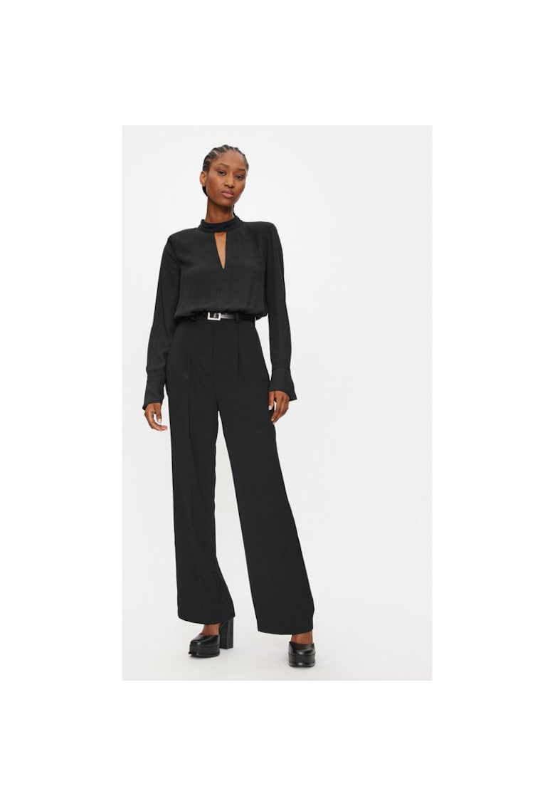 Дамски гащеризон - 304725845 - Полиестер - Черен VICOLO