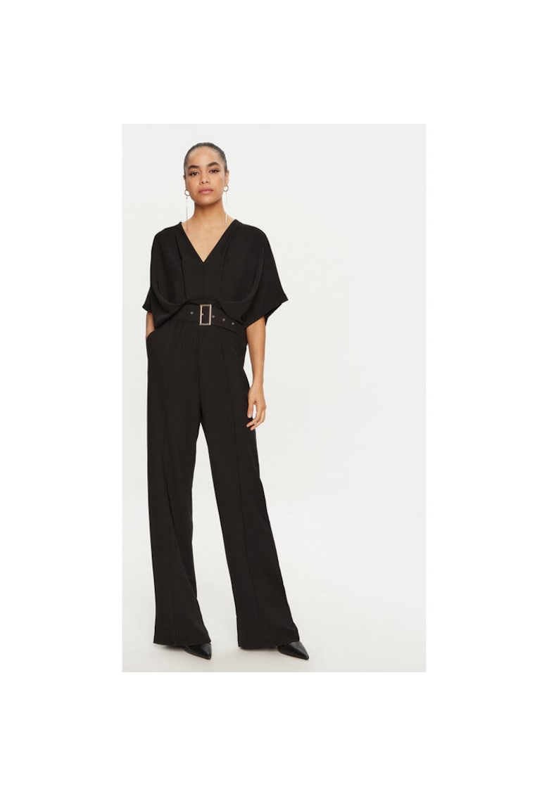 Дамски гащеризон - 304963056 - Полиестер - Черен Imperial