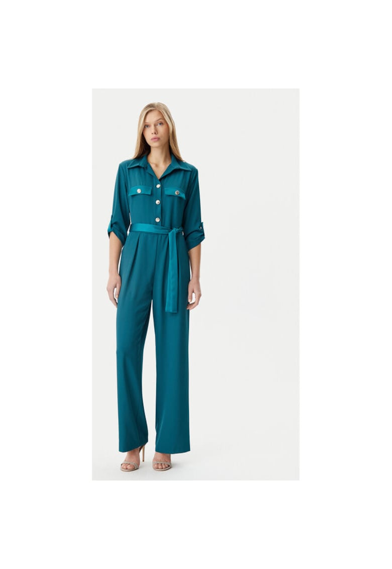 Дамски гащеризон - 305318022 - Полиестер - Зелен - Зелен Rinascimento