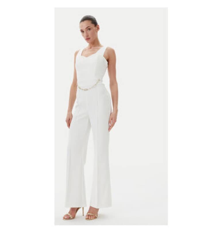 Дамски гащеризон  CFC0019844002 - Полиестер - Бял - Бял Rinascimento