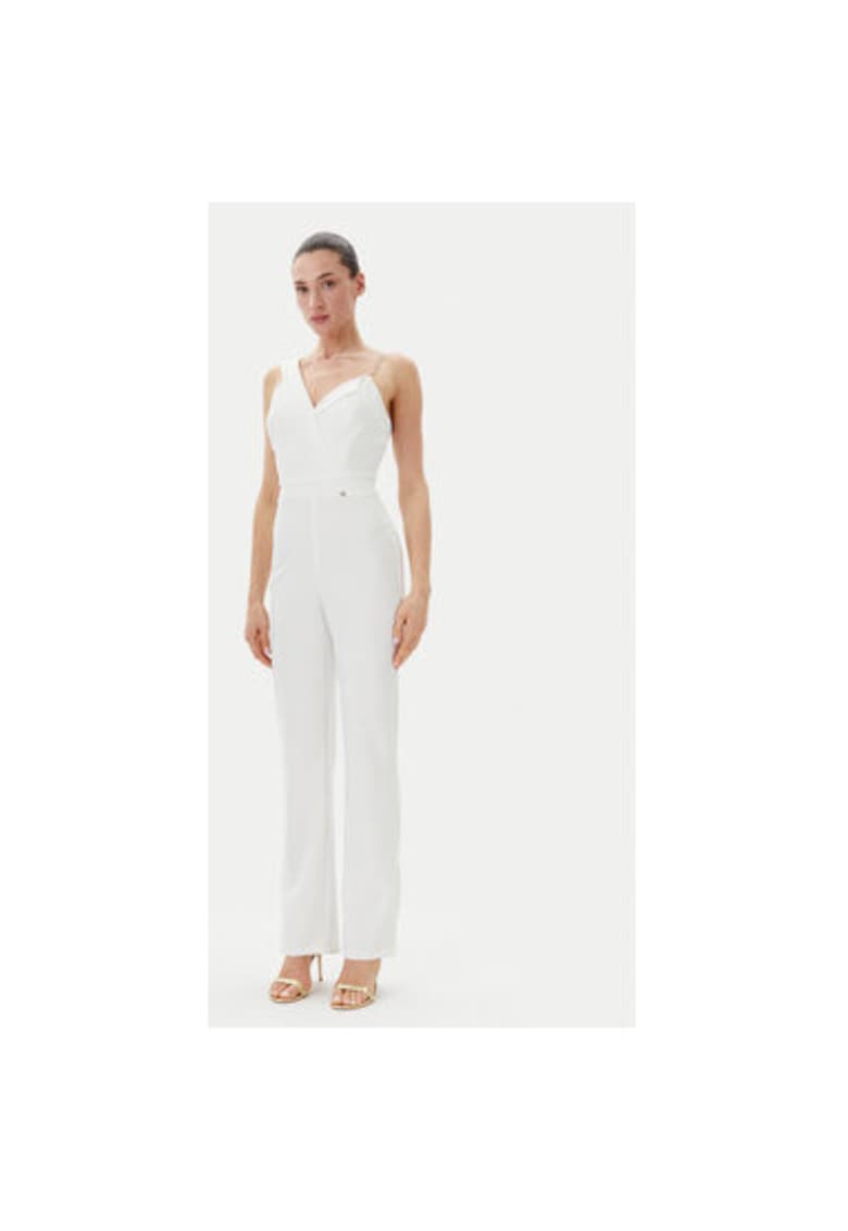 Дамски гащеризон CFC0019922002 - Полиестер - Бял - Бял Rinascimento