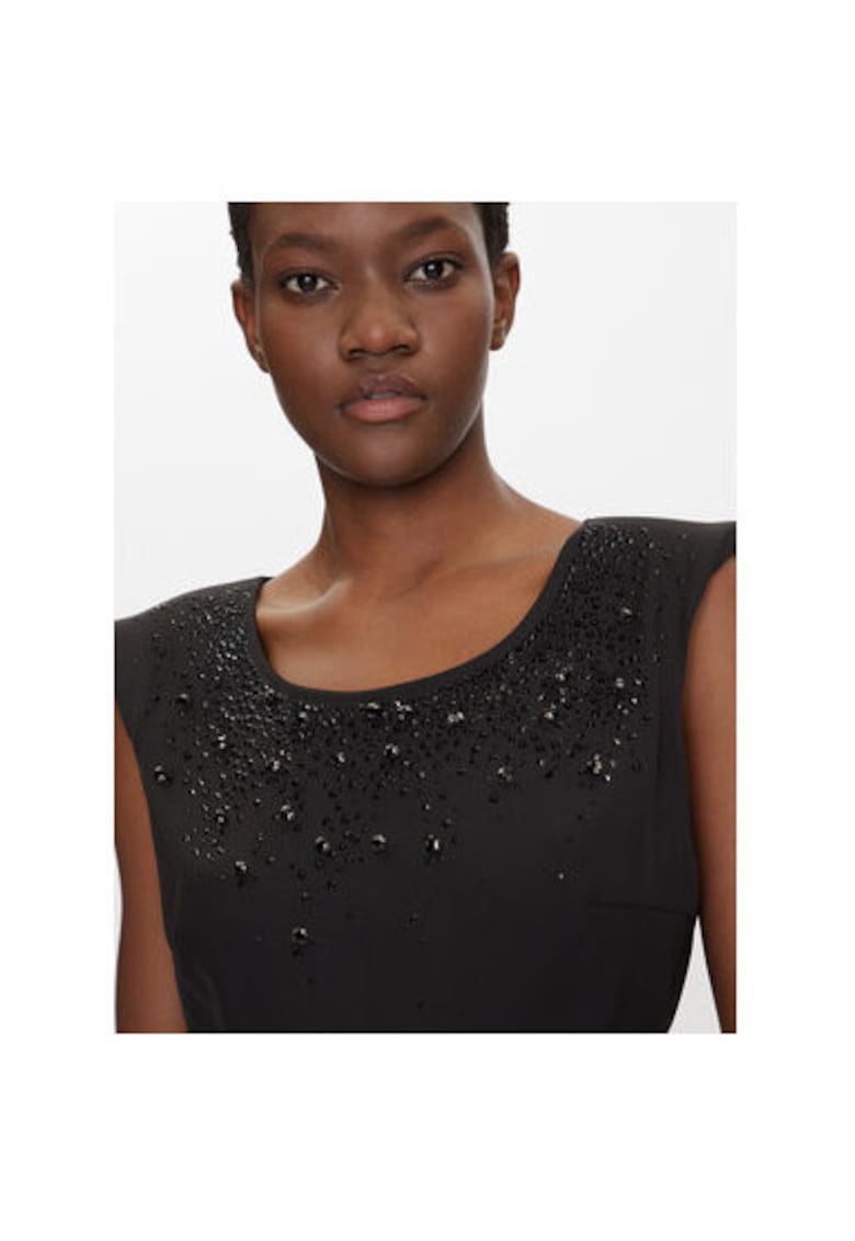 Дамски гащеризон FQ25SO2002W47601 - Полиестер - Черен - Черен Fracomina