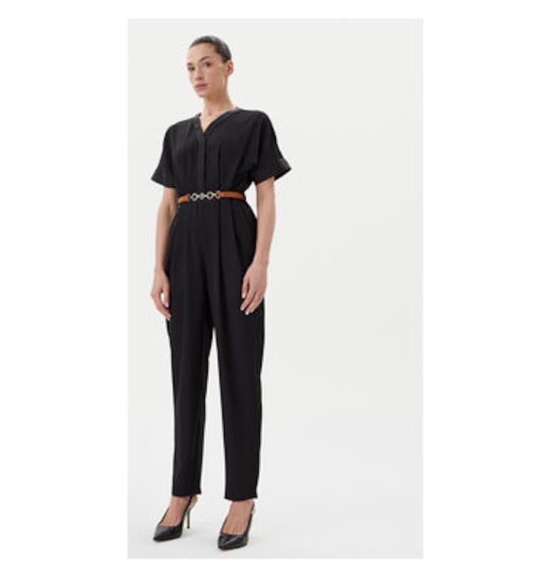 Дамски гащеризон  FR25SO2004W47601 - Полиестер - Черен - Черен Fracomina