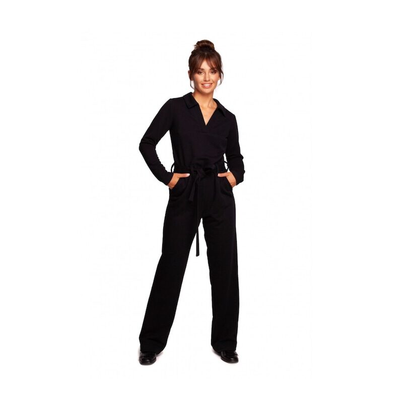 Дамски гащеризон - Памук/Полиестер - - Черен OEM