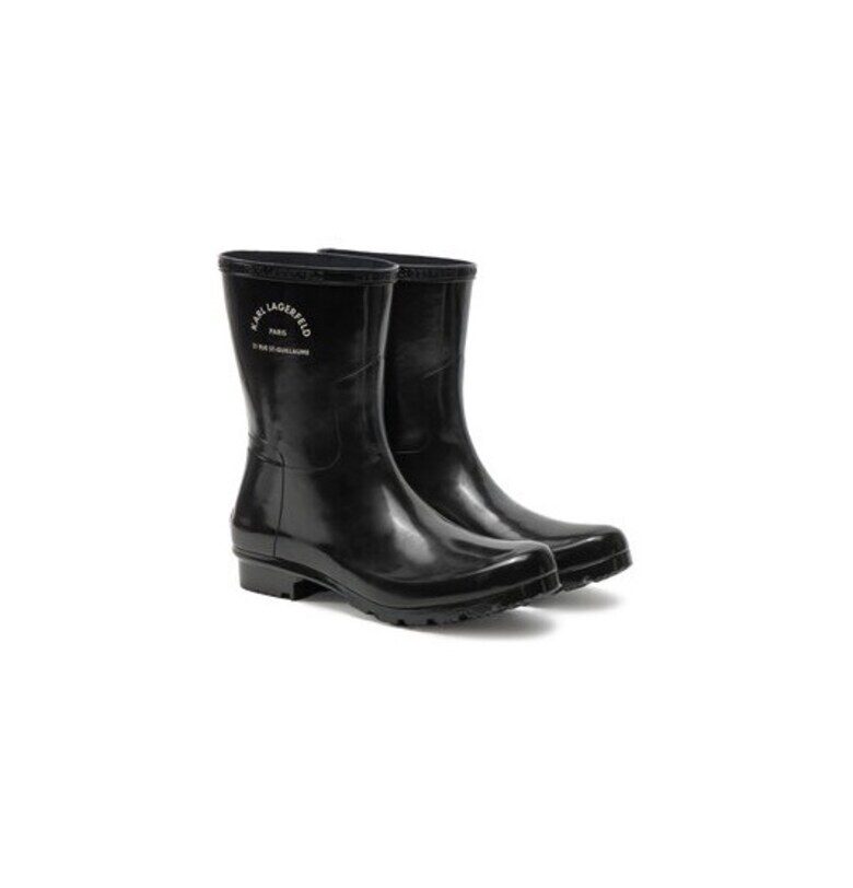 Дамски гумени ботуши  305062116 - Синтетика - Черни - Черен Karl Lagerfeld