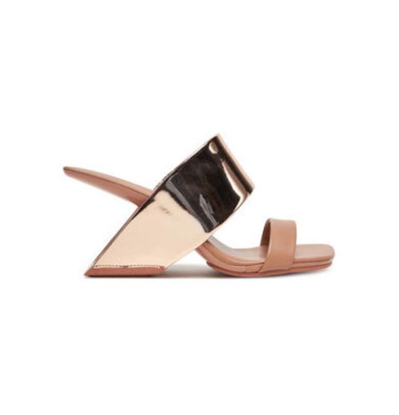 Дамски джапанки - 10005222132 -  Естествена кожа - Розово United Nude