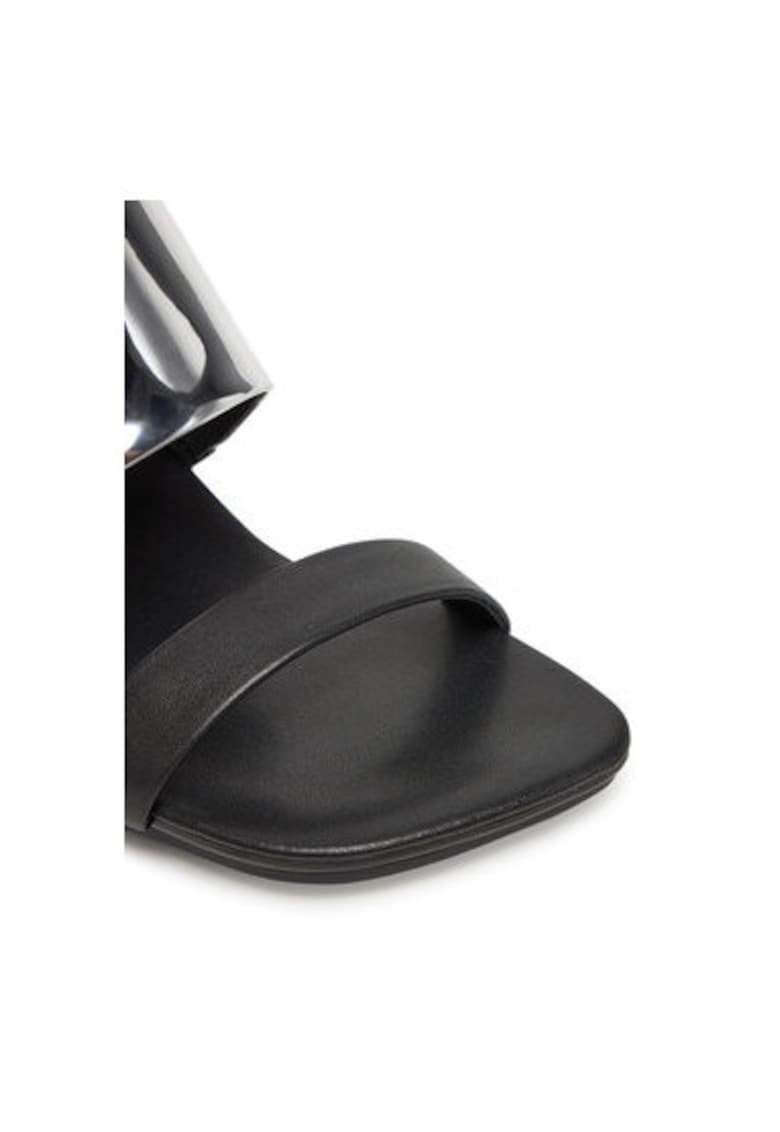 Дамски джапанки - 10005766132 - Естествена кожа - Сребрист United Nude