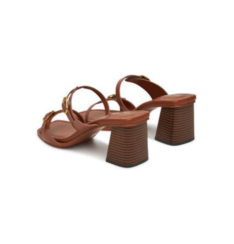 Дамски джапанки  14028466 - Естествена кожа - Кафяв - Кафяв Aldo