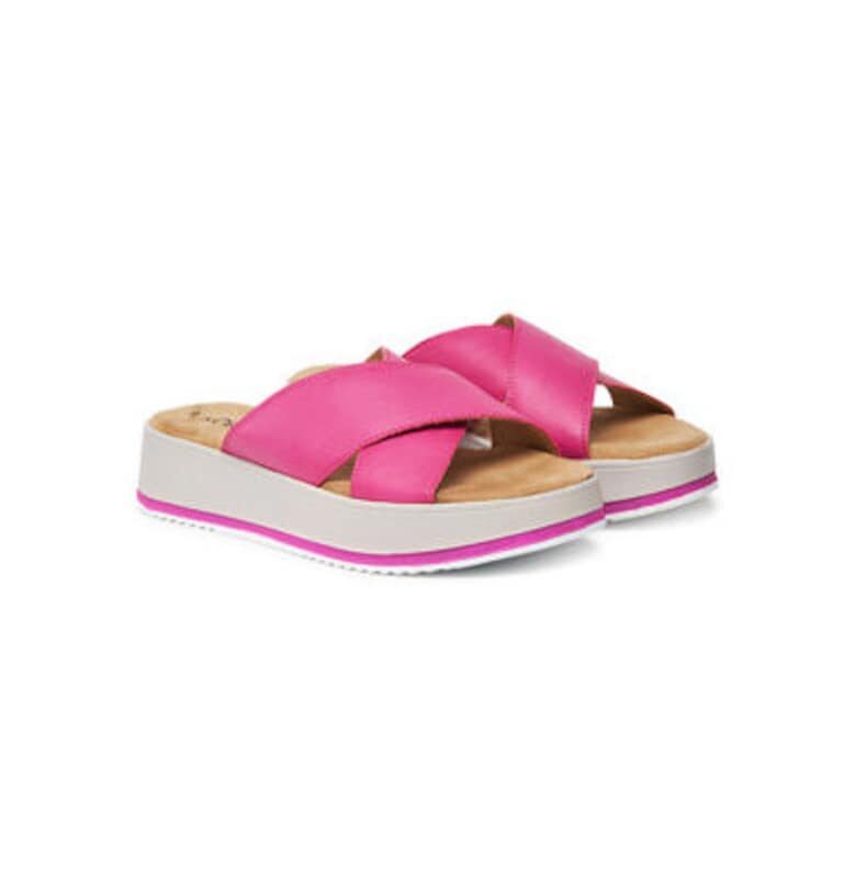 Дамски джапанки - 5-27262-44 532 - S Oliver - Естествена кожа - Розово sOliver