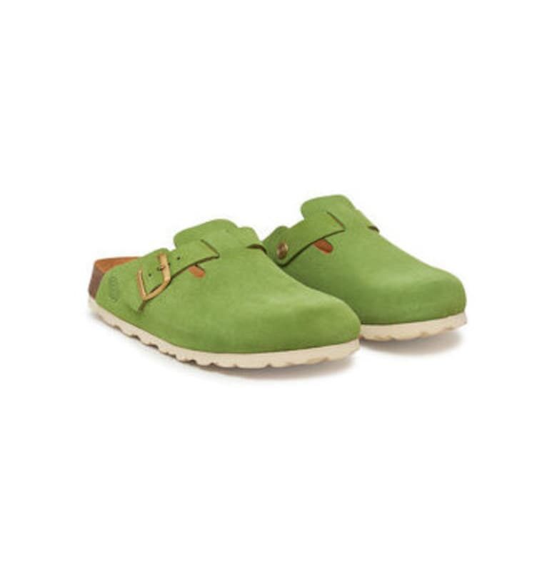 Дамски джапанки - 600154-71 -  Естествена кожа - Зелен DrBrinkmann