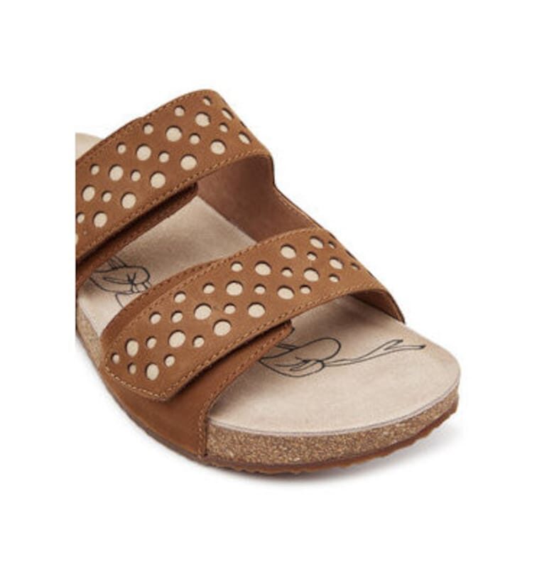 Дамски джапанки - 78586 -  Естествена кожа - Кафяв Josef Seibel