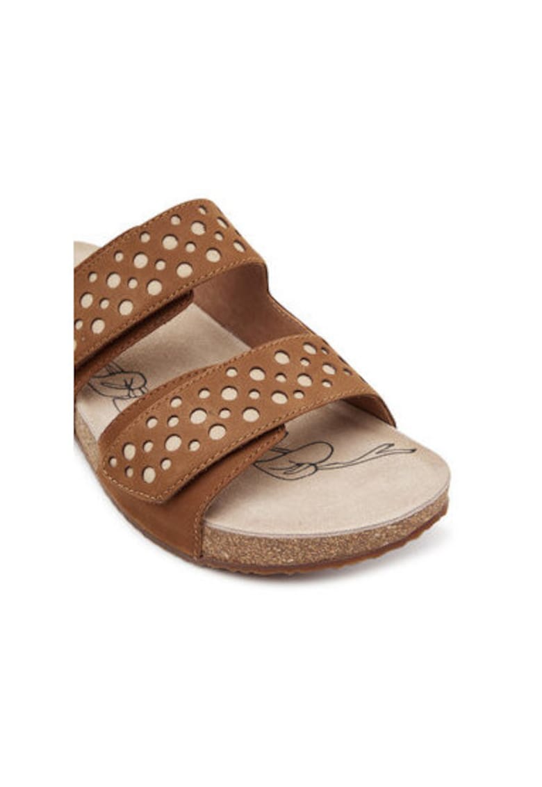 Дамски джапанки - 78586 - Естествена кожа - Кафяв Josef Seibel