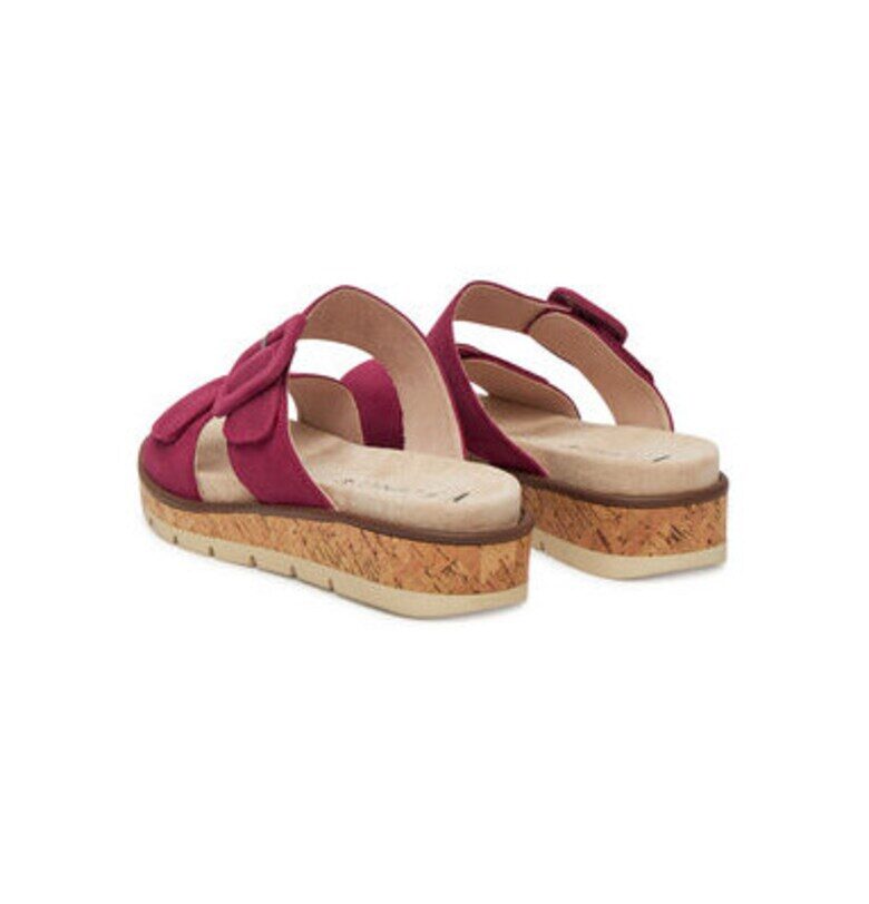 Дамски джапанки - 9-27206-44 -  Естествена кожа - Розов - Розово Caprice