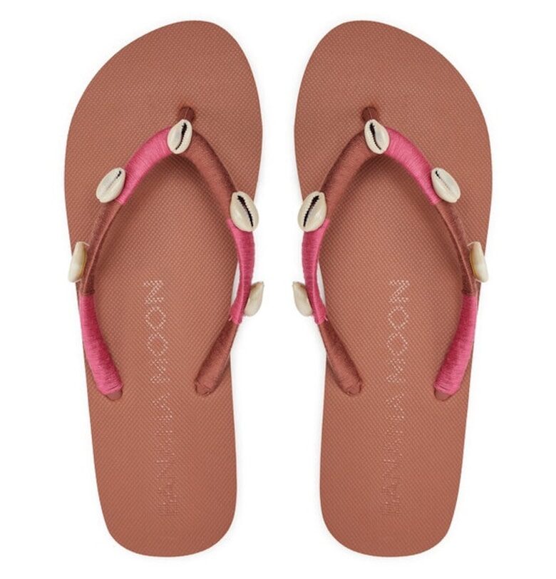 Дамски джапанки -  96239 - Синтетика - Бордо Banana Moon